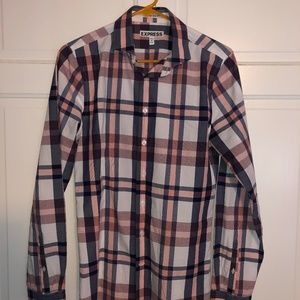 Express Men's Extra Slim Dress Shirt